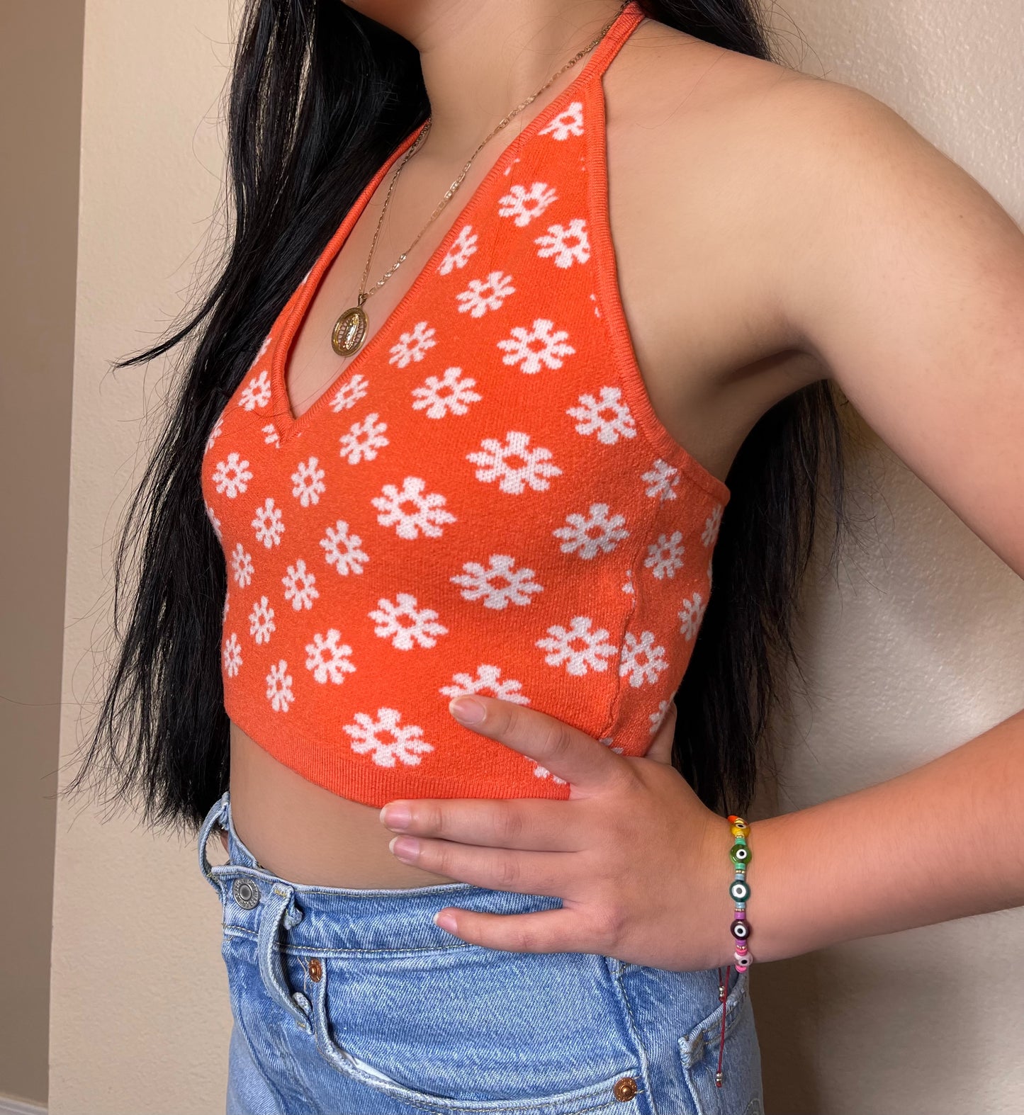 Daisy Halter Top
