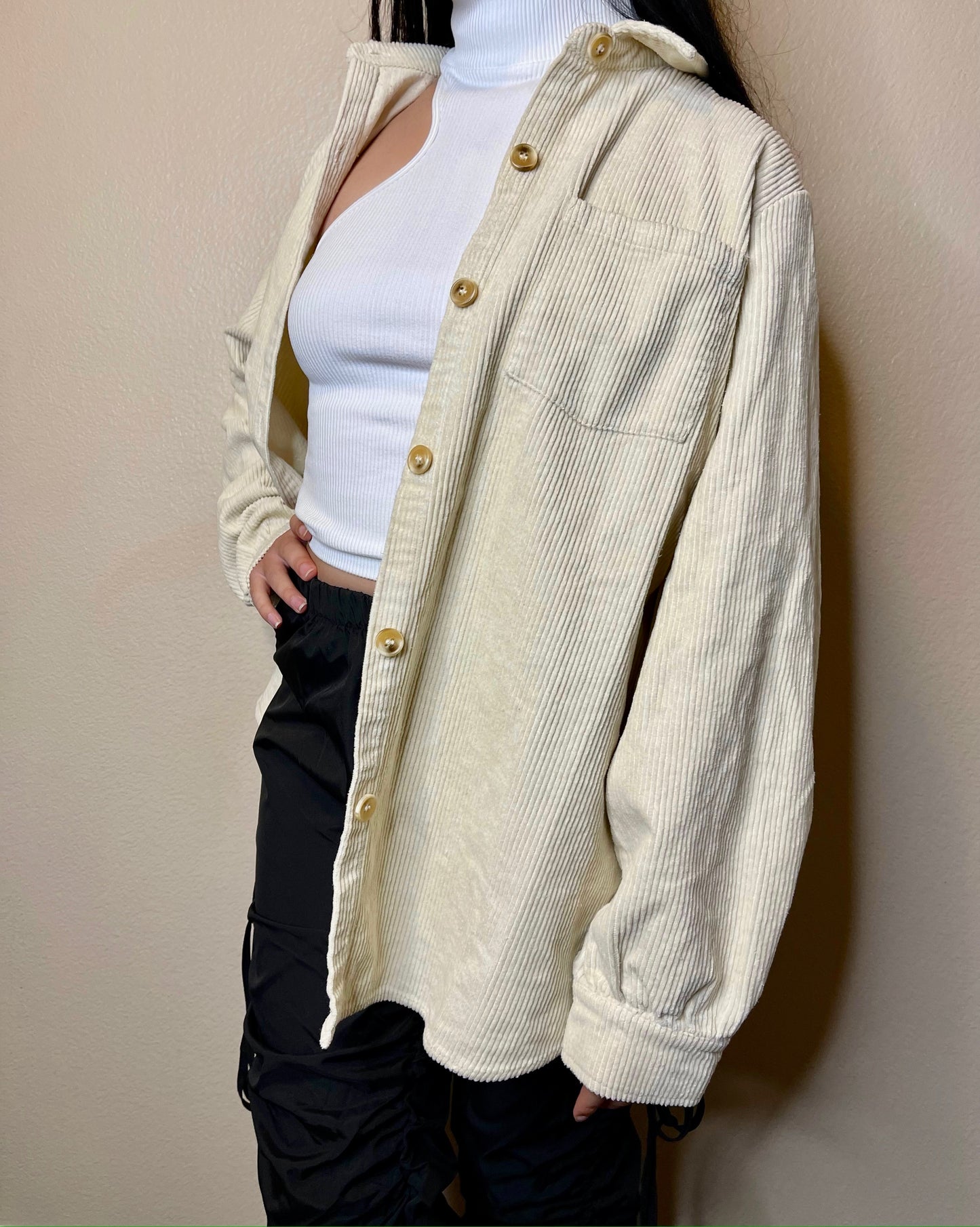 Oversized Corduroy Jacket