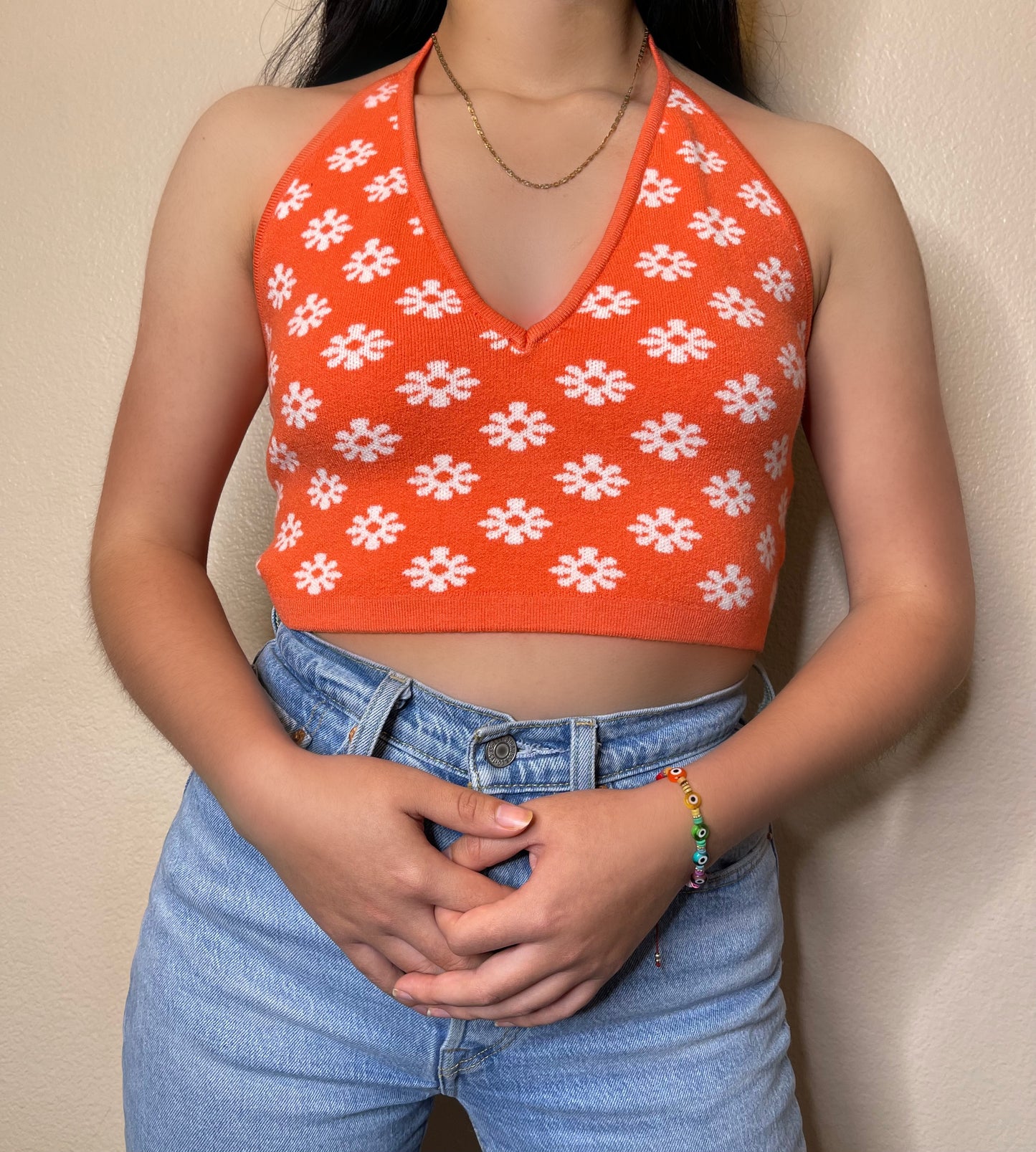 Daisy Halter Top